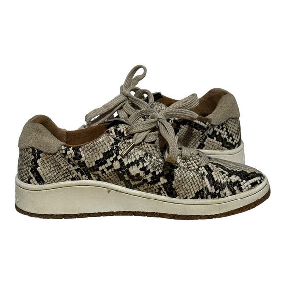 Aetrex Carly Snake Embossed Sneakers Women's Size 6.5 Ortho Arch Support Shoes - Picture 7 of 8